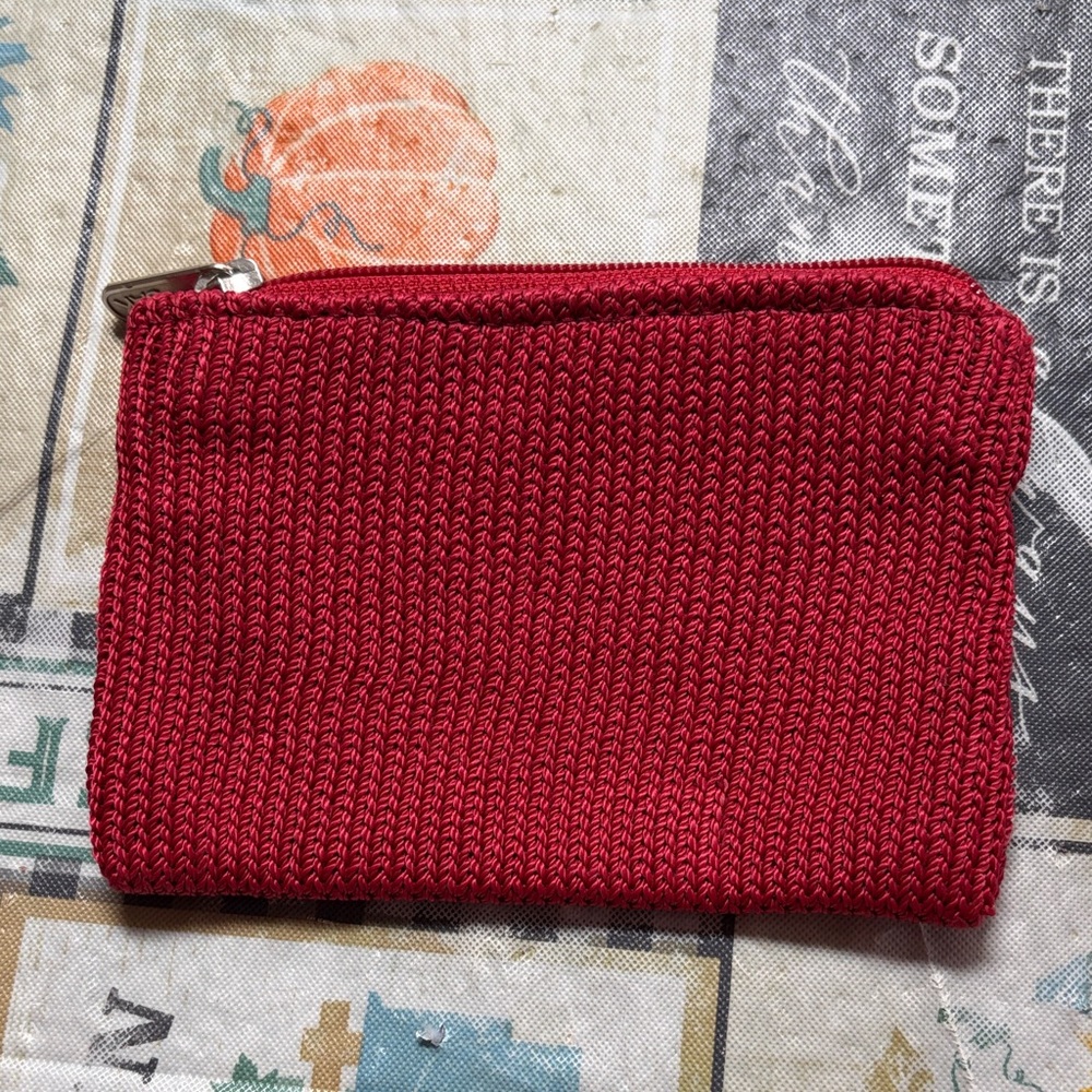 The Sak Red Coin purse